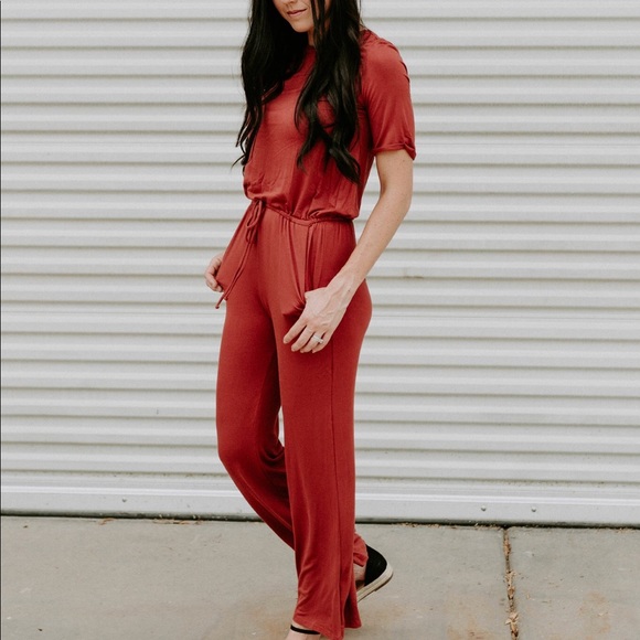 The Rachel Elastic Waist Jumpsuit- S - 3XL - Picture 5 of 8